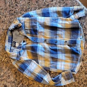 Boys Oshkosh long sleeve flannel
